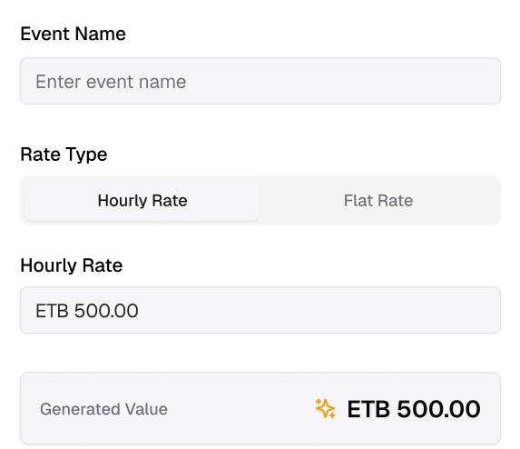 Personal Value Rate Calculator
